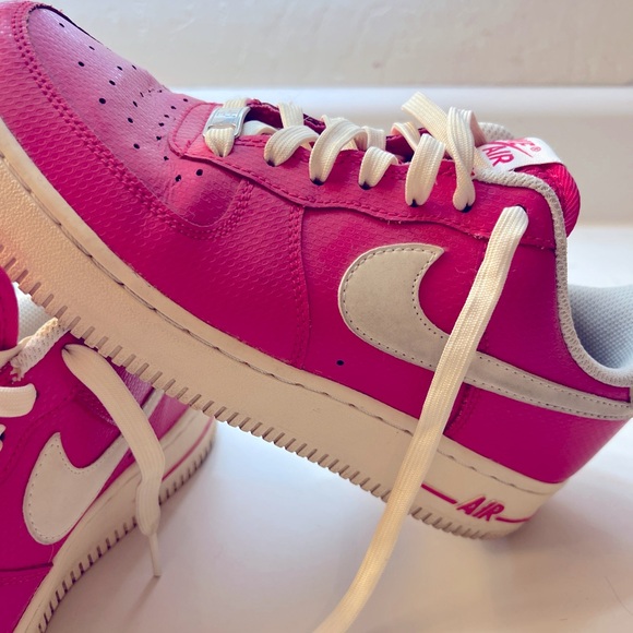 Nike Air Force 1 Women’s Size 7 Pink Force Sail 315115-608 - RARE - Picture 3 of 14